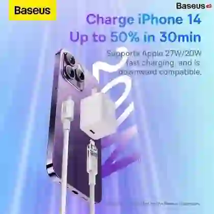 Cáp sạc nhanh tự ngắt Baseus Explorer Series Type-C to Lightning 20W 1M 3