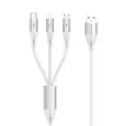 Cáp sạc Pisen Star Speed 3-in-1 (Lightning/Type-C/ Micro) 1.8m 2
