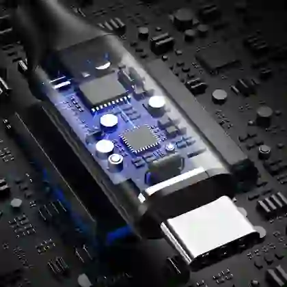 Cáp sạc Trusmi Usb-C to Usb-C Digital sạc nhanh 100w dài 1m 5