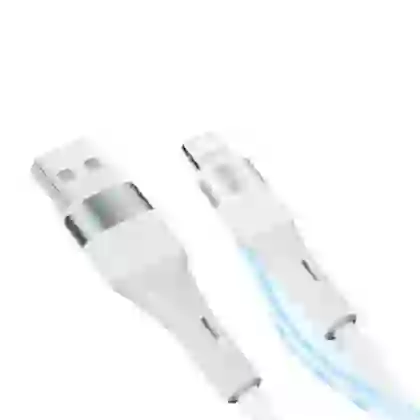 Cáp Trusmi Usb-A to Lightning Silicone 15w dài 1m 1