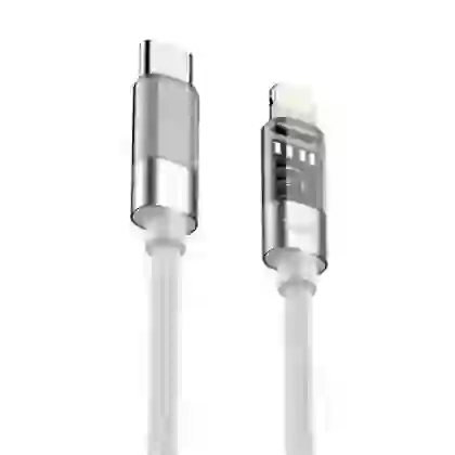 Cáp Trusmi Usb-C to Lightning Led Rainbow PD 20w dài 1m 1