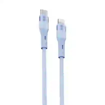 Cáp Trusmi Usb-C to Lightning Led Rainbow PD 20w dài 1m 1