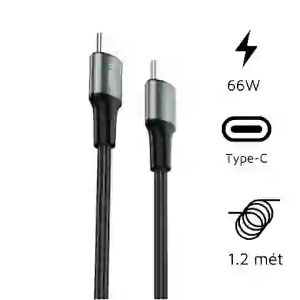 Cáp Trusmi Usb-C to Usb-C 66w dài 1.2m 1