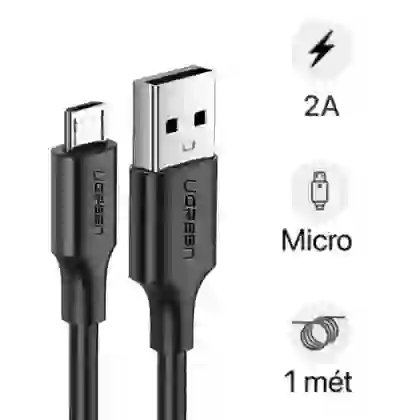 Cáp Ugreen 60136 micro sạc nhanh 2A dài 1M 1
