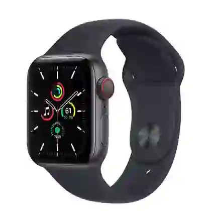 Apple Watch SE 44mm (4G) Viền Nhôm Dây Cao Su | Chính Hãng VN/A 1