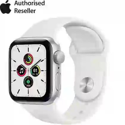 Apple Watch SE 44mm (GPS) Viền Nhôm Dây Cao Su | Chính Hãng VN/A 1