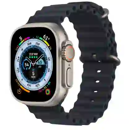 Apple Watch Ultra 49mm Viền Titan Dây cao su | Chính hãng VN/A 1