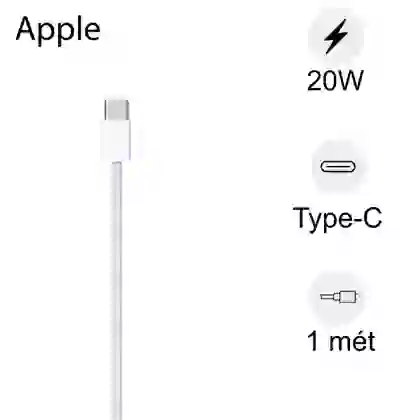 Cáp USB C to Type C Apple MQKJ3ZA/A dây dù 1m 1