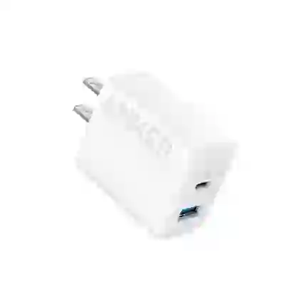 Củ sạc Anker 2 cổng 1C1A/20W B2348 kèm cáp C to C 3
