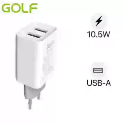 Củ Sạc Golf GF-U206 2 Cổng USB (EE-5V-1A/2.1A ) 1