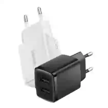 Củ sạc nhanh Baseus compact 2 cổng USB-A 3