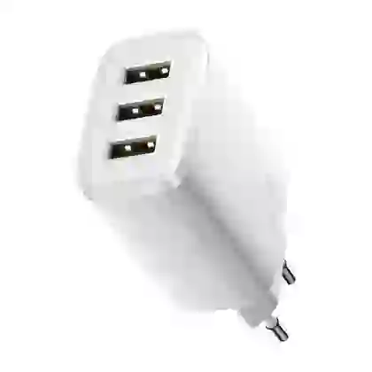 Củ sạc nhanh Baseus compact 3 cổng USB-A 2