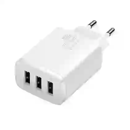 Củ sạc nhanh Baseus compact 3 cổng USB-A 3