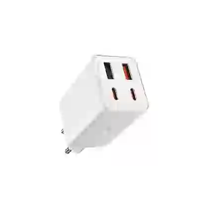 Củ sạc nhanh Baseus GaN6 Pro 2C + 2U 65W EU kèm cáp C-C 100W 1m 2