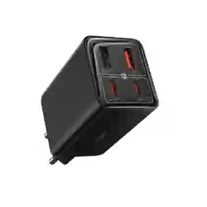 Củ sạc nhanh Baseus GaN6 Pro 2C + 2U 65W EU kèm cáp C-C 100W 1m 4