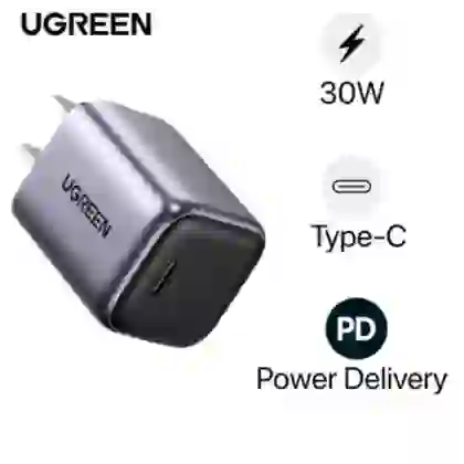 Sạc nhanh Mini Trusmi PD 45w Gan 1A1C kèm cáp Type-C to Type-C 60w (EU) CH06 1