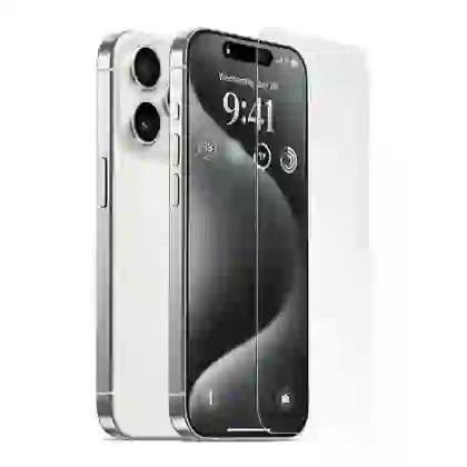 Dán cường lực iPhone 15 Pro chống va đập Full màn hình 4D5D 1