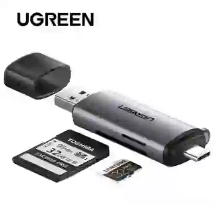 Đầu đọc thẻ nhớ Ugreen Type-C to USB-A 3.0 2 Khe SD Và TF CM185 50706 2