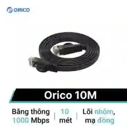 Dây dẹt cáp mạng Cat6 dài 10m Orico 3
