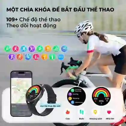 Đồng hồ thông minh Soundpeats Watch 4 - Đen 3