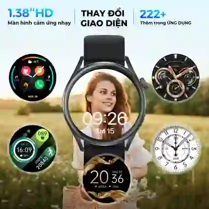 Đồng hồ thông minh Soundpeats Watch 4 - Đen 4