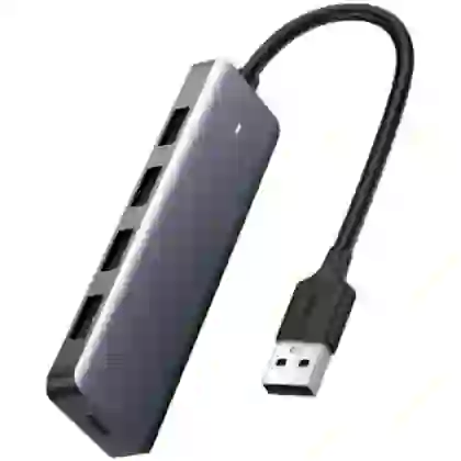 Hub chuyển đổi Ugreen 4 cổng USB 3.0 + Micro USB, vỏ mạ kim loại, siêu mỏng CM219 50985 1