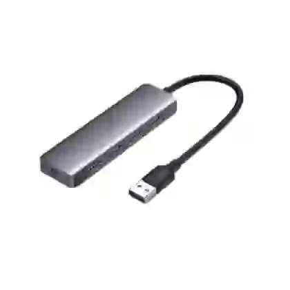 Hub chuyển đổi Ugreen 4 cổng USB 3.0 + Micro USB, vỏ mạ kim loại, siêu mỏng CM219 50985 2