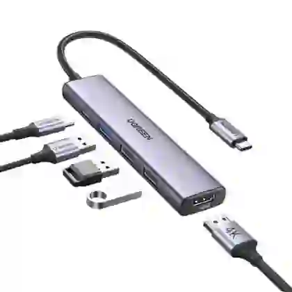 Hub chuyển đổi Ugreen USB-C 5 in 1 CM478 15495 2