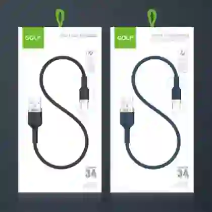 Cáp Golf USB-C Sạc Nhanh 3A GC-71T Dây Dù Dài 1m 6