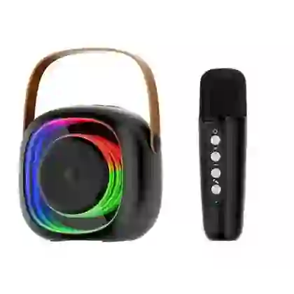 Loa Bluetooth Karaoke Mini RUIZHI JS-0016 BE không dây di động kèm Micro 1