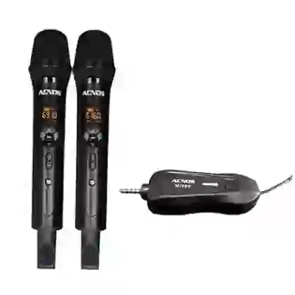 Microphone không dây hát karaoke Acnos MI30E (2 Mic) 1