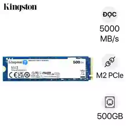 Ổ cứng SSD Kingston 500GB NV3 M.2 PCIE GEN 4 NVME SNV3S 1