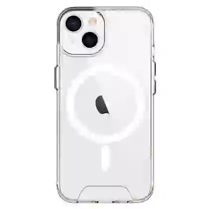 Ốp lưng iPhone 13 Mipow Tempered Glass With Magsafe Transparent 2