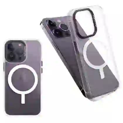 Ốp lưng iPhone 15 Pro Max Devilcase bản tiêu chuẩn hỗ trợ Magsafe trong suốt viền camera 3