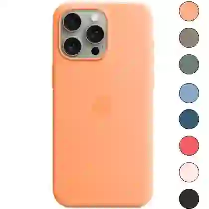 Ốp lưng iPhone 15 Pro Max Silicone hỗ trợ Magsafe 1
