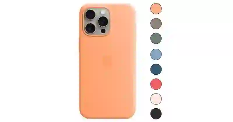 Ốp lưng iPhone 15 Pro Max Silicone hỗ trợ Magsafe 1