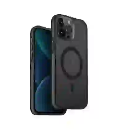 Ốp lưng iPhone 15 Pro UNIQ Hybrid Combat hỗ trợ sạc Magsafe 2