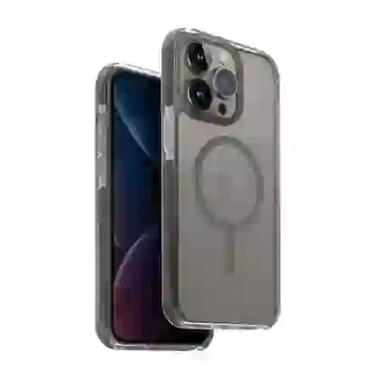 Ốp lưng iPhone 15 Pro UNIQ Hybrid Combat hỗ trợ sạc Magsafe 1