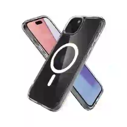 Ốp lưng iPhone 15 Spigen Crystal Hybrid with Magsafe 3