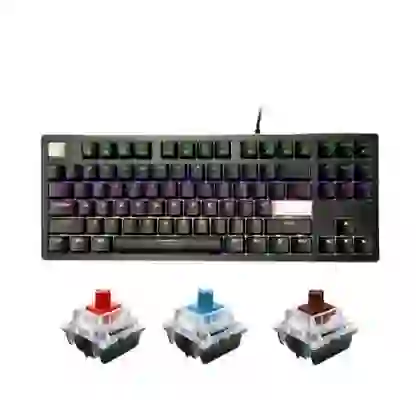 Bàn Phím Cơ Có Dây Dareu Ek87 V2 Multi Led Đen 3