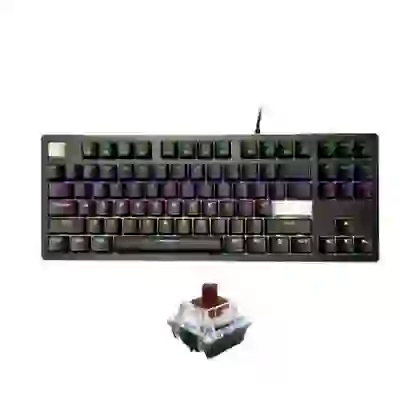 Bàn Phím Cơ Có Dây Dareu Ek87 V2 Multi Led Đen 1