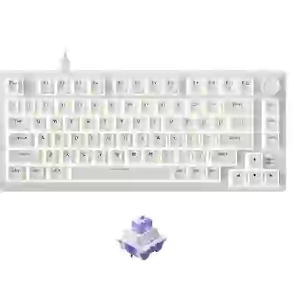 Bàn Phím Cơ Dareu Ek75 Full White 1