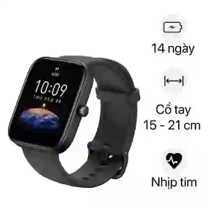Đồng hồ thông minh Amazfit BIP 3 PRO - Đen