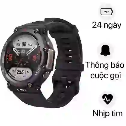 Đồng hồ thông minh Amazfit T-rex 2 - Đen ánh bạc