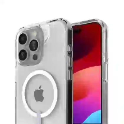 Ốp lưng iPhone 15 Pro Zagg hỗ trợ sạc MagSafe Crystal Clear 3