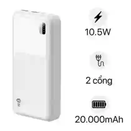 Pin dự phòng 9fit 20.000mAh/3.7V Li-polymer - 9PL20K1 1