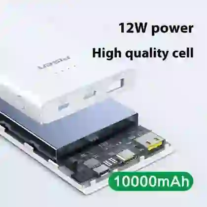 Pin dự phòng Pisen Mr White Ultra 10.000mAh 3