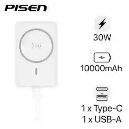 Pin dự phòng Pisen Quick Powermag 30W 10.000mah D113 ( kèm cáp Type-C ) 1