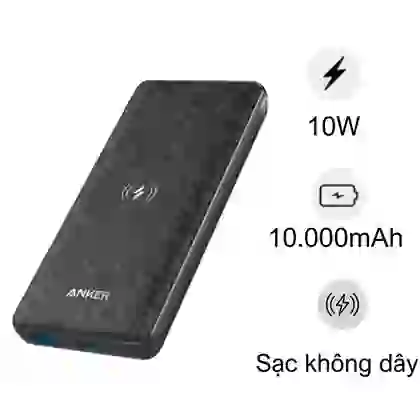 Pin sạc dự phòng Anker PowerCore III 10.000mAh Wireless A1617 1