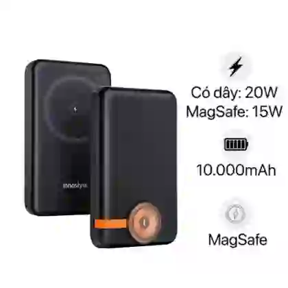 Pin sạc dự phòng Innostyle Magsafe PowerMag Duo 2in1 10.000mAh IW20 1